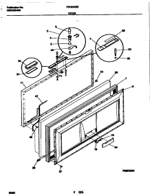 03 - Door parts for Frigidaire Freezer F81M185BW1 from AppliancePartsPros.com
