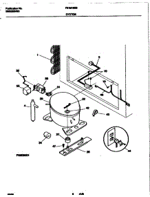 07 - System parts for Frigidaire Freezer F81M185BW1 from AppliancePartsPros.com