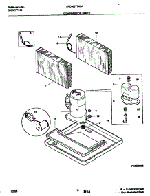 09 - Compressor parts for Frigidaire Air Conditioner FAC063T7A5A from AppliancePartsPros.com