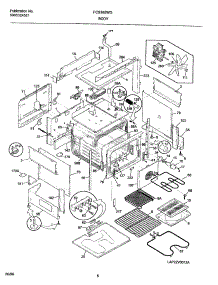 07 - Body parts for Frigidaire Range FCS388WGCA from AppliancePartsPros.com