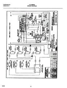 12 - Wiring Diagram parts for Frigidaire Range FCS388WGCA from AppliancePartsPros.com