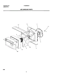 07 - Air Handling Parts parts for Frigidaire Air Conditioner FAS256H2A1 from AppliancePartsPros.com