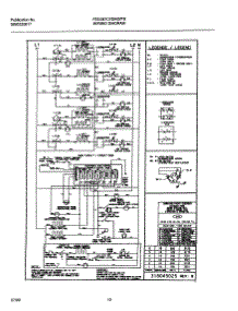 10 - Wiring Diagram parts for Frigidaire Range FED387CFSF from AppliancePartsPros.com