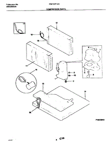 09 - Compressor parts for Frigidaire Air Conditioner FAV157F1A1 from AppliancePartsPros.com