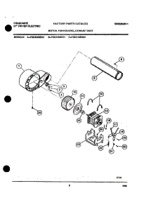 09 - Motor parts for Frigidaire Dryer FDE436RBS1 from AppliancePartsPros.com