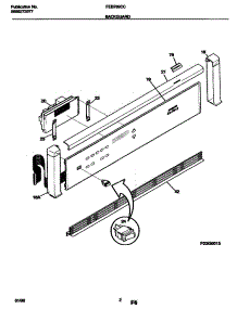 03 - Backguard parts for Frigidaire Oven FEB789CCBA from AppliancePartsPros.com