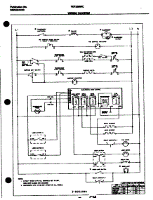 10 - Wiring Diagram parts for Frigidaire Range FEF388WCCA from AppliancePartsPros.com