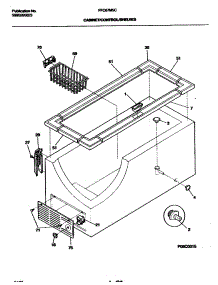 05 - Cabinet parts for Frigidaire Freezer FFC07M5CW0 from AppliancePartsPros.com