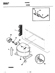 07 - System parts for Frigidaire Freezer FFC07M5CW0 from AppliancePartsPros.com