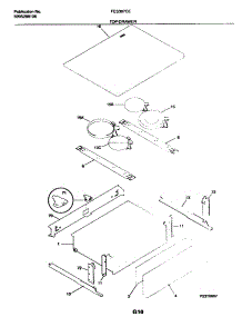 07 - Top / Drawer parts for Frigidaire Range FES387CESB from AppliancePartsPros.com