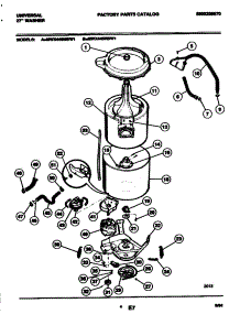 05 - Drum parts for Frigidaire Washer MWX445MBW1 from AppliancePartsPros.com