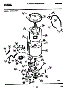 05 - Drum parts for Frigidaire Washer MWX121RBW1 from AppliancePartsPros.com