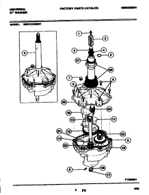 07 - Transmission parts for Frigidaire Washer MWX121RBW1 from AppliancePartsPros.com