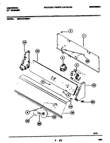 09 - Controls parts for Frigidaire Washer MWX121RBW1 from AppliancePartsPros.com