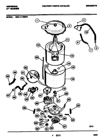 05 - Drum parts for Frigidaire Washer MWL111RBW1 from AppliancePartsPros.com