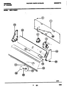 09 - Controls parts for Frigidaire Washer MWL111RBW1 from AppliancePartsPros.com