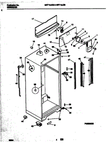 05 - Body parts for Frigidaire Refrigerator MRT18JRBD1 from AppliancePartsPros.com