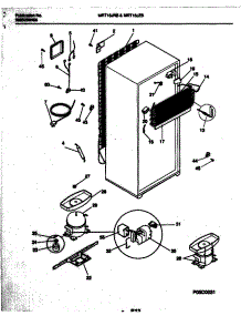 09 - System parts for Frigidaire Refrigerator MRT18JRBD1 from AppliancePartsPros.com