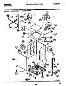 03 - Cabinet parts for Frigidaire Washer MWX445RBW1 from AppliancePartsPros.com