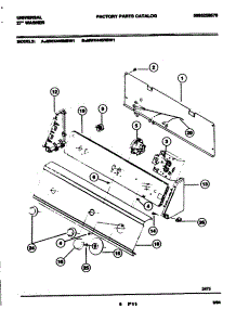 09 - Controls parts for Frigidaire Washer MWX445RBW1 from AppliancePartsPros.com