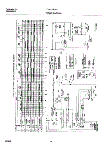 10 - Wiring Diagram parts for Frigidaire Washer FWX225RHS1 from AppliancePartsPros.com