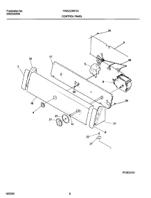 09 - Control Panel parts for Frigidaire Washer FWS223RFS3 from AppliancePartsPros.com