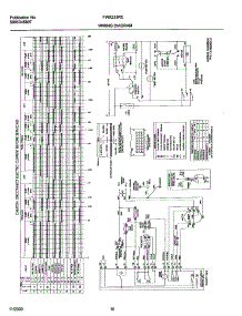 10 - Wiring Diagram parts for Frigidaire Washer FWX233RES6 from AppliancePartsPros.com