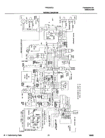 21 - Wiring Diagram parts for Frigidaire Refrigerator FRS20ZGJB1 from AppliancePartsPros.com