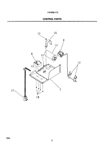 04 - Control Parts parts for Frigidaire Air Conditioner FAH086J1T2 from AppliancePartsPros.com
