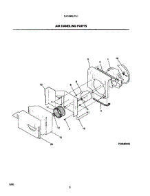 06 - Air Handling Parts parts for Frigidaire Air Conditioner FAC055J7A1 from AppliancePartsPros.com