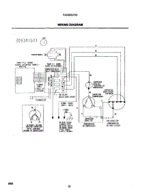 10 - Wiring Diagram parts for Frigidaire Air Conditioner FAC055J7A2 from AppliancePartsPros.com