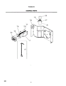 04 - Control Parts parts for Frigidaire Air Conditioner FAC065J7A2 from AppliancePartsPros.com