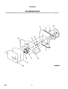 06 - Air Handling Parts parts for Frigidaire Air Conditioner FAC083J7A2 from AppliancePartsPros.com
