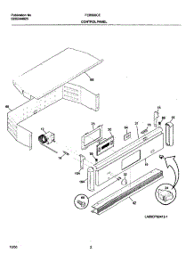 03 - Control Panel parts for Frigidaire Oven FEB500CESE from AppliancePartsPros.com