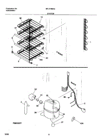 07 - System parts for Frigidaire Freezer MFU14M2GW2 from AppliancePartsPros.com