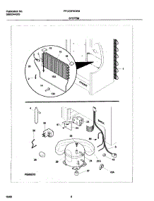 07 - System parts for Frigidaire Freezer FFU20F9GW4 from AppliancePartsPros.com