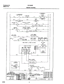 11 - Wiring Diagram parts for Frigidaire Range FEF450WFWB from AppliancePartsPros.com