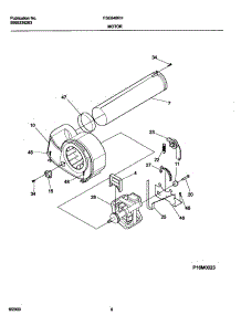 09 - Motor parts for Frigidaire Dryer FSE848RHQ0 from AppliancePartsPros.com