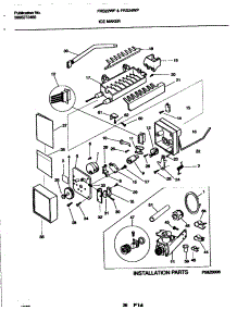 27 - Ice Maker parts for Frigidaire Refrigerator FRS24WPCD1 from AppliancePartsPros.com