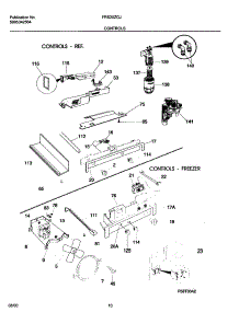 11 - Controls parts for Frigidaire Refrigerator FRS20ZGJW1 from AppliancePartsPros.com
