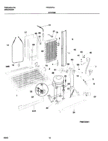13 - System parts for Frigidaire Refrigerator FRS20ZGJW1 from AppliancePartsPros.com