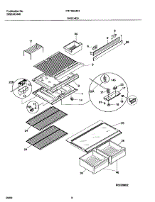 07 - Shelves parts for Frigidaire Refrigerator FRT16ICRHY3 from AppliancePartsPros.com