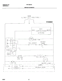 12 - Wiring Schematic parts for Frigidaire Refrigerator FRT16ICRHY3 from AppliancePartsPros.com