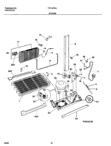 11 - System parts for Frigidaire Refrigerator FRT22RGJD2 from AppliancePartsPros.com