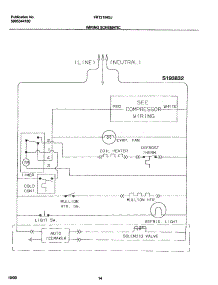 14 - Wiring Schematic parts for Frigidaire Refrigerator FRT21INGJD1 from AppliancePartsPros.com