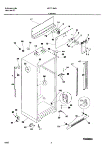 05 - Cabinet parts for Frigidaire Refrigerator FRT21INGJQ1 from AppliancePartsPros.com