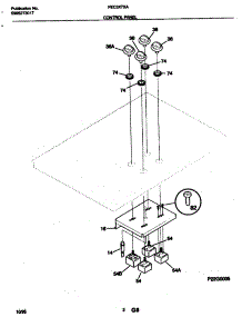 03 - Control Panel parts for Frigidaire Cooktop FEC3X7XAS5 from AppliancePartsPros.com