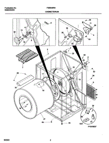 03 - Cabinet  /  Drum parts for Frigidaire Dryer FSE848RHS0 from AppliancePartsPros.com