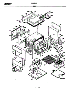 05 - Body parts for Frigidaire Range FES300WCW1 from AppliancePartsPros.com