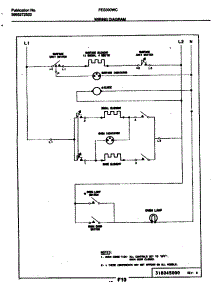 10 - Wiring Diagram parts for Frigidaire Range FES300WCW1 from AppliancePartsPros.com